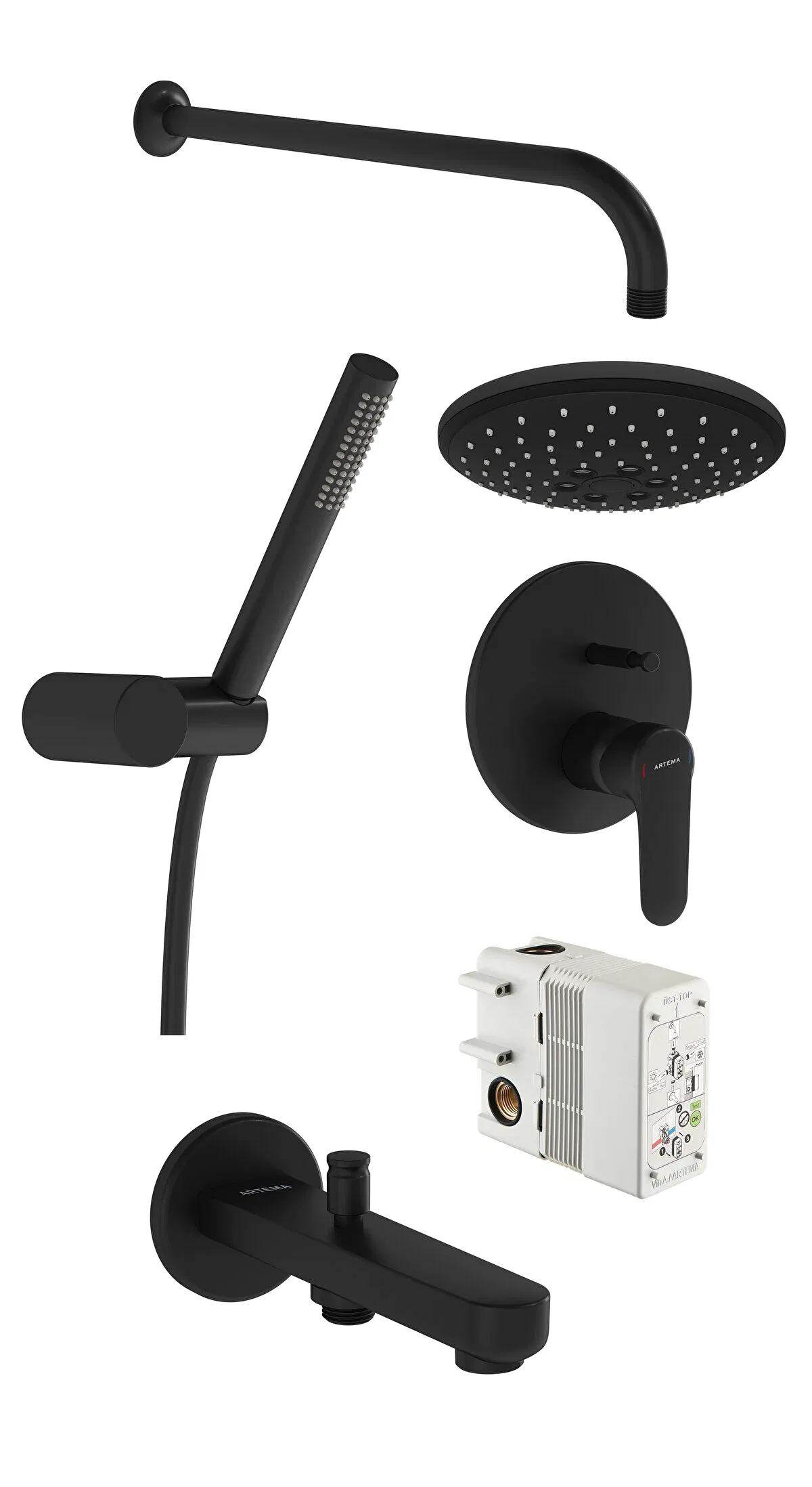 Root Round Ankastre Banyo Seti